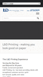 Mobile Screenshot of ldprinting.com